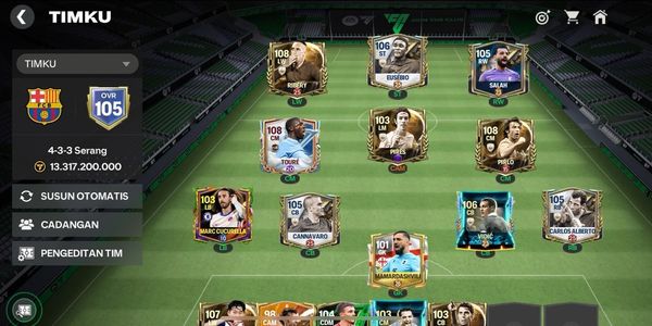 Akun Fc mobile OVR105