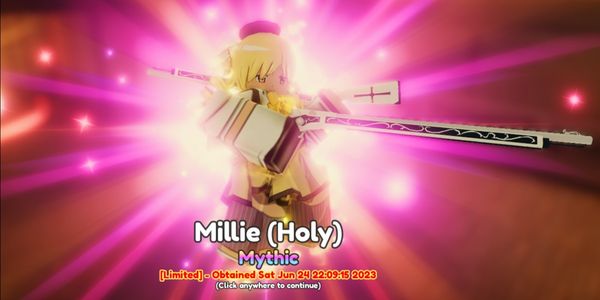 Millie (Holy) || Anime Adventures || (Mamy Evo)