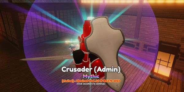 Crusader (Admin) || Anime Adventures || Heathcliff Evo
