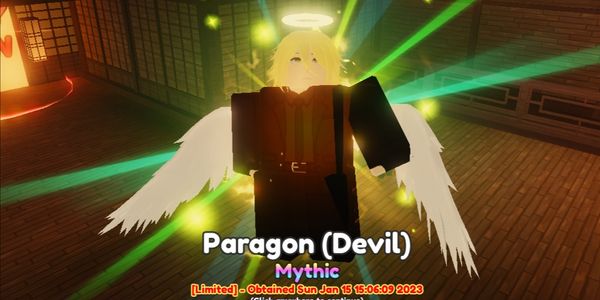 Paragon (Devil) || Anime Adventure || (Angel Evo)