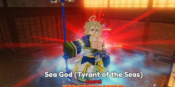 Sea God (Tyrant of the Seas) || Anime Adventures || Poseidon Evo