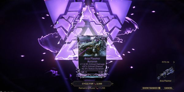 Warframe [Arca Plasmor Riven]