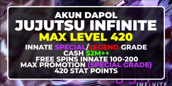 AKUN MAX LV. 420 - CASH 2M$++ - INNATE SPECIAL/LEGENDARY GRADE - MAX PROMOTION - DAPOL/UNVERIF ACCOUNT