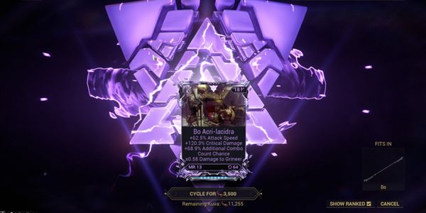 Warframe Riven [Bo Riven]