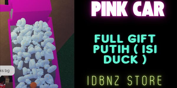 Pink Car Gift Putih ( isi bebek ) | Lumber Tycoon 2