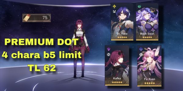 asia + tl 62 + 4 b5 limit + kafka premium dot