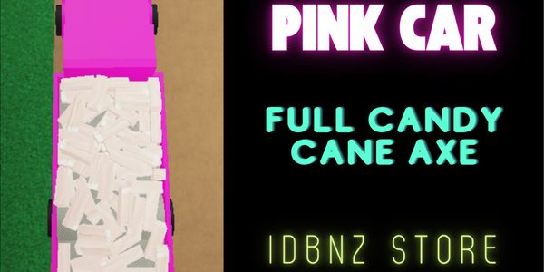 Pink Car Candy Cane Axe | Lumber Tycoon 2