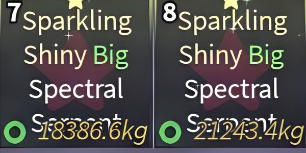 sparkling shiny big spectral