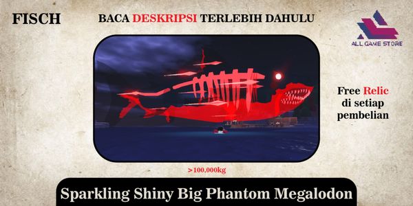 Sparkling Shiny Big Phantom Megalodon (Limited Edition)