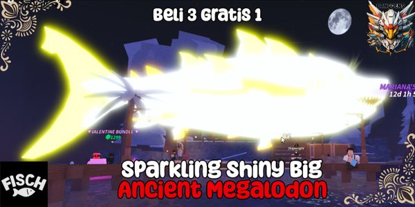 Beli Fish Sparkling Shiny Ancient Megalodon Fisch Terlengkap dan ...