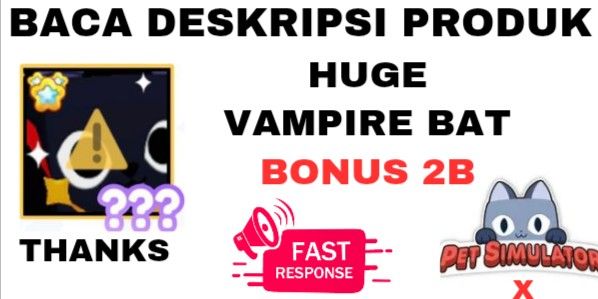 HUGE VAMPIRE BAT - TRANSFERRED