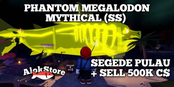 Mythical Phantom Megalodon - Sparkling Shiny | Limited fish