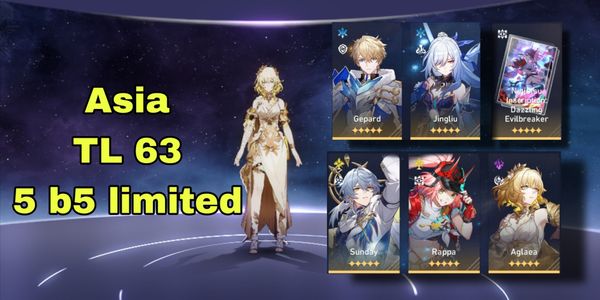 TL 63 + Asia + Aglaea + Sunday + rappa signature