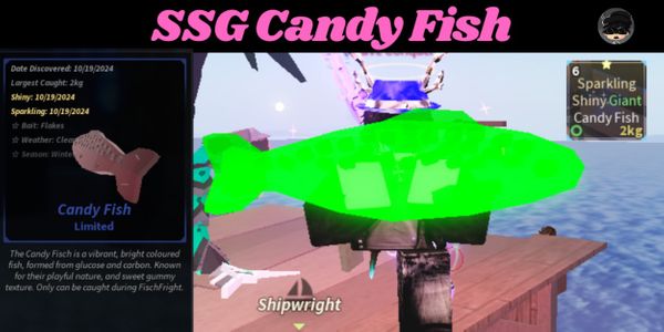 Shiny Sparkling Giant Candyfish ~@FischFright Limited Fish~