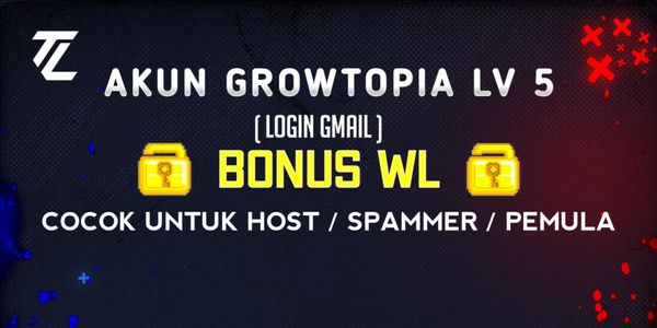 Growtopia LV 5 Account