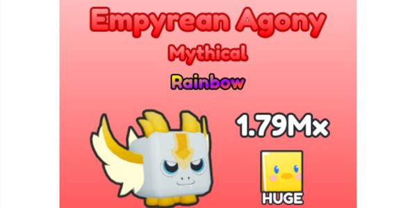 Huge Rainbow Mythical Empyrean Agony 1.79Mx - Fish Training