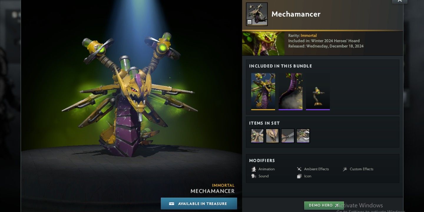 Beli Item Gift Mechamancer (Bundle Venomancer Winter 2024 Heroes Hoard ...