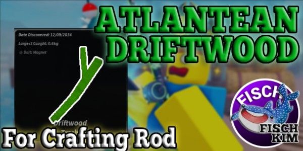 Atlantean Driftwood (For crafting rod)