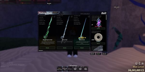 AKUN FISCH LEVEL MAX  (FISCH ACCOUNT MAX LEVEL)