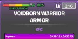 VB WARRIOR ARMOR