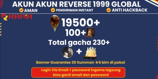 Account Stash Ready to Gacha GLOBAL Server Reverse: 9999 - Package C