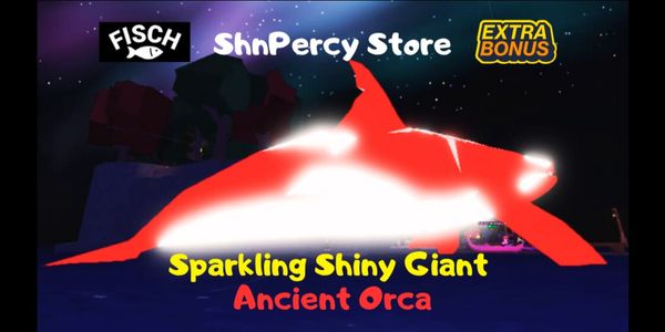 Sparkling Shiny Giant Ancient Orca - Fisch