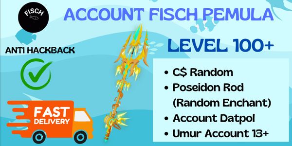 AKUN FISCH LVL 100+, POSEIDON ROD