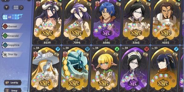[SEA] Albedo Maid+Sign, Shaltear Mask+Sign, Cocytus, Yuri, Gazef, Mare.