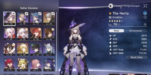 [2 Limit] [4B5] Server Asia (Aglaea, The Herta + Sign | Himeko, Clara + Sign) TL 60