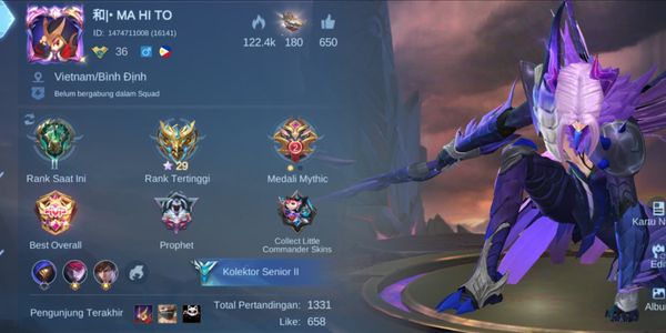 MOBILE LEGENDS WR HIGH SULTAN ACCOUNT CHEAP AND CHEAP