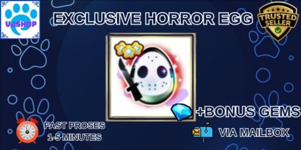 Exclusive Horror Egg (+Bonus Gems)