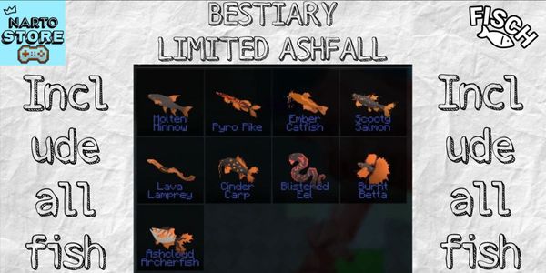 Bestiary Limited Ashfall | All Fish | Fish