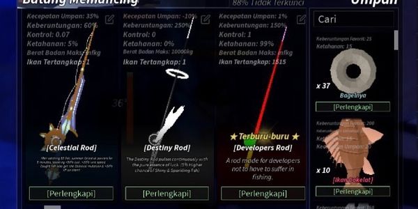 Akun Special (Developer Rod & Tetra Rod)