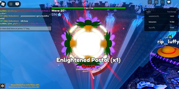 Join Portal Enlightened / Buddha | Anime Adventure