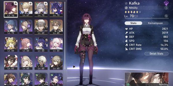 [2 Limit] [6 B5] Server Asia (kafka, Seele | Welt, Himeko, Gepard, Bronya + sign)) LT 59