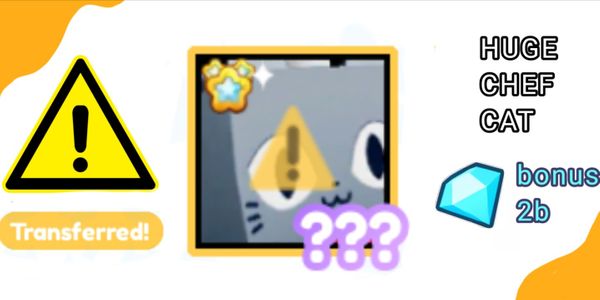 Huge chef cat