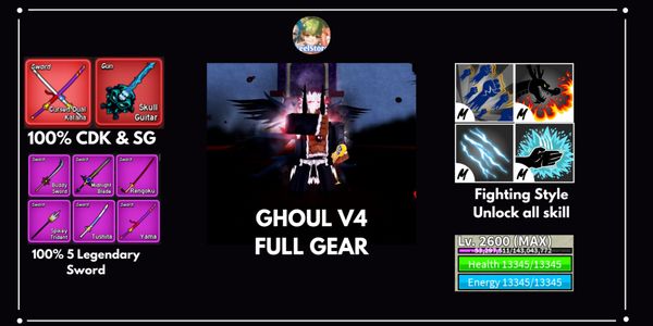 Akun Polos Ghoul V4 - Max lvl