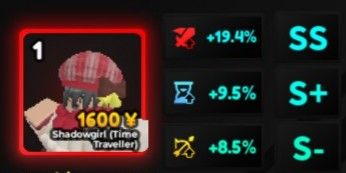 Shadowgirl (Time Traveller) / Homuru Evo Stats Sangat GG | Unit Secret Limited Anime Adventures-AA