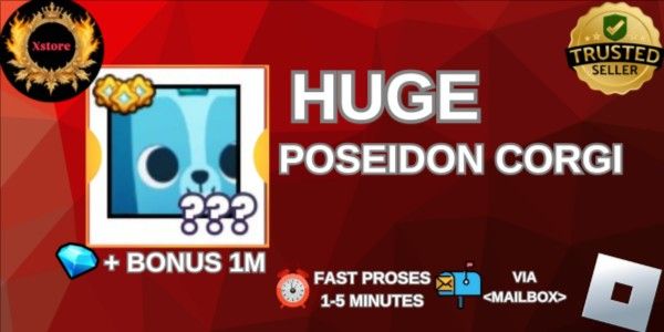 Huge Poseidon Corgi
