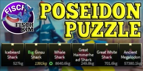 PAKET Poseidon Puzzle (6 Sharks)