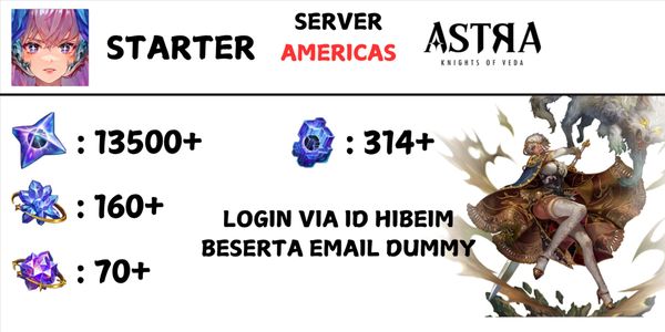 [AMERICAS] AKUN TIMBUNAN ASTRA / TIMBUNAN STARSTONE / AKUN STARTER ASTRA