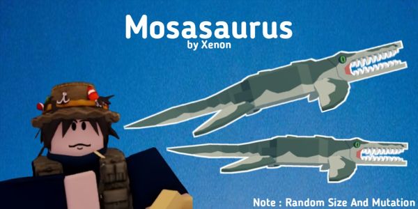 Mosasaurus - Fisch