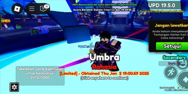 Umbra Unevo Cid Unevo | Anime Adventure