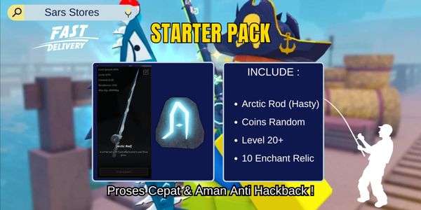 Akun Starter Level 20+ | Arctic Rod ( Hasty )
