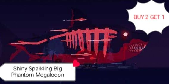 Shiny Sparkling Big Phantom Megalodon