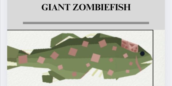 GIANT ZOMBIEFISH -*FishRight-Limiteds Fish