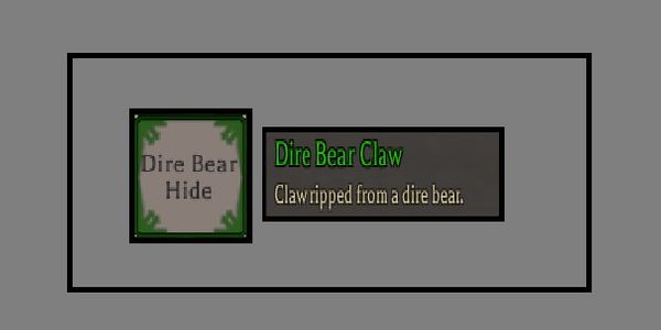 Buy Item Dire Bear Claw - Rune Slayer RBL 3334869 | itemku
