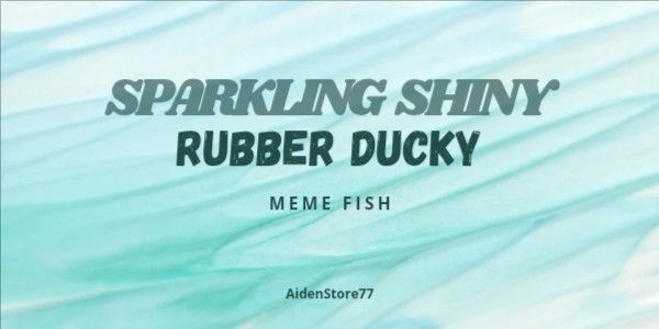 Sparkling Shiny Rubber Ducky