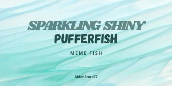 Sparkling Shiny Pufferfish