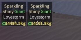 Sparkling Shiny Giant Lovestorm Eel